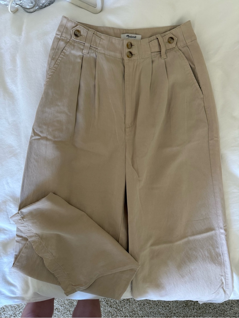 Madewell Harlow Pant in Drapey Twill
